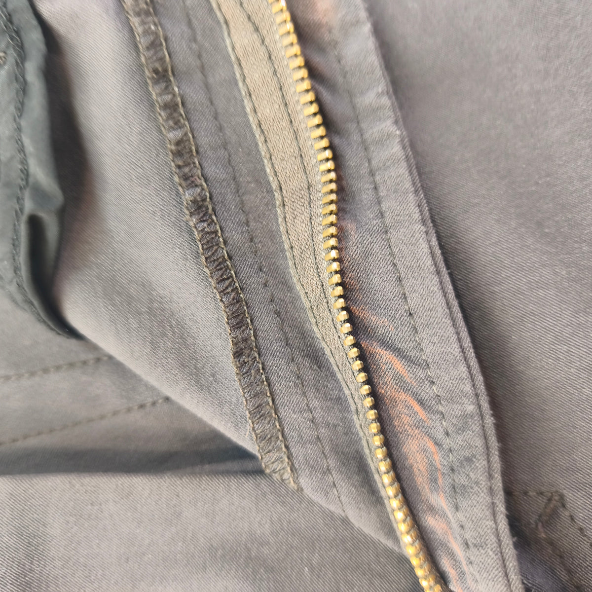 Pantalon Versace Jeans Couture Vintage Techwear Marron Reflets GrisW32 FR42 #0302 Homme