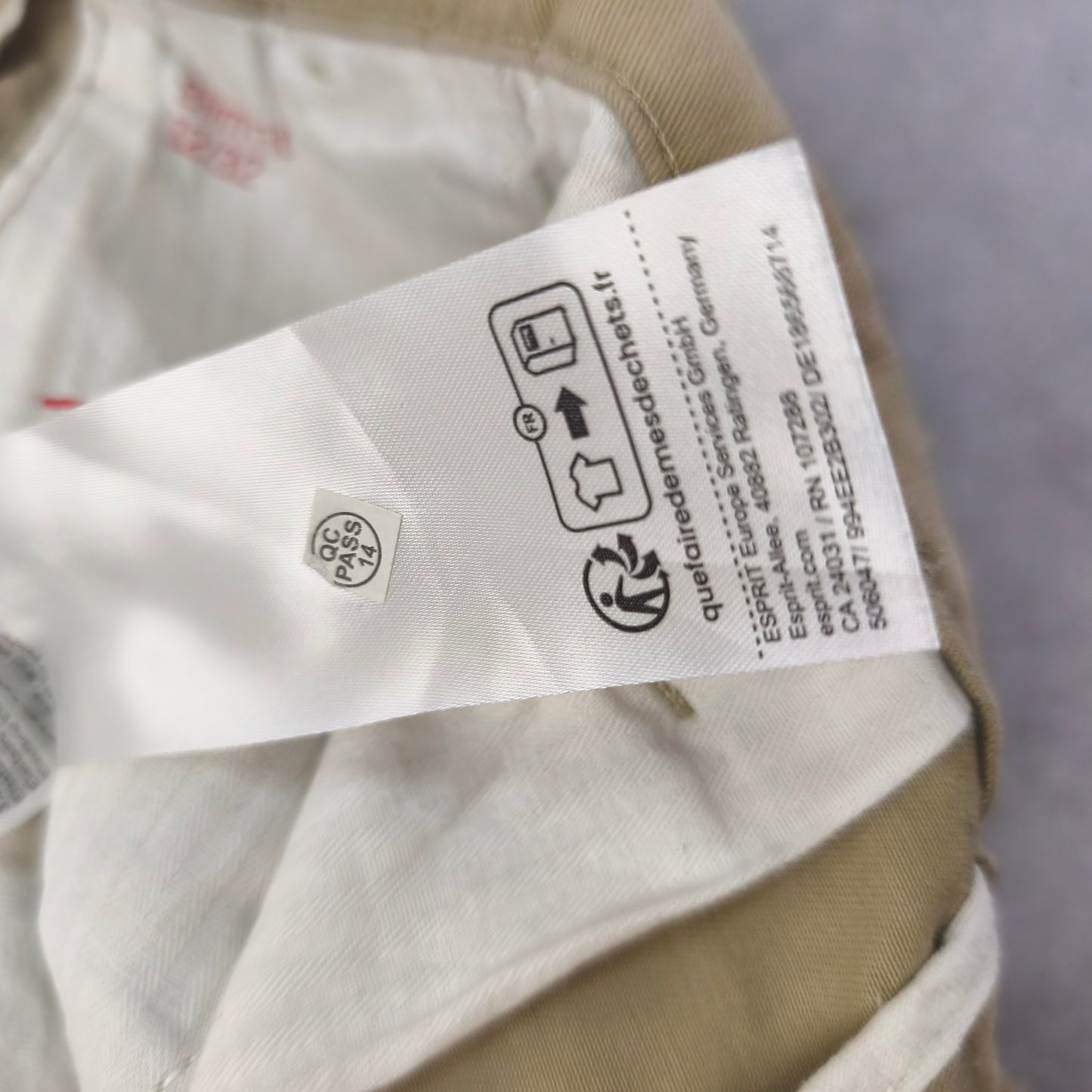 Pantalon chino beige Esprit taille W34 #0236 homme