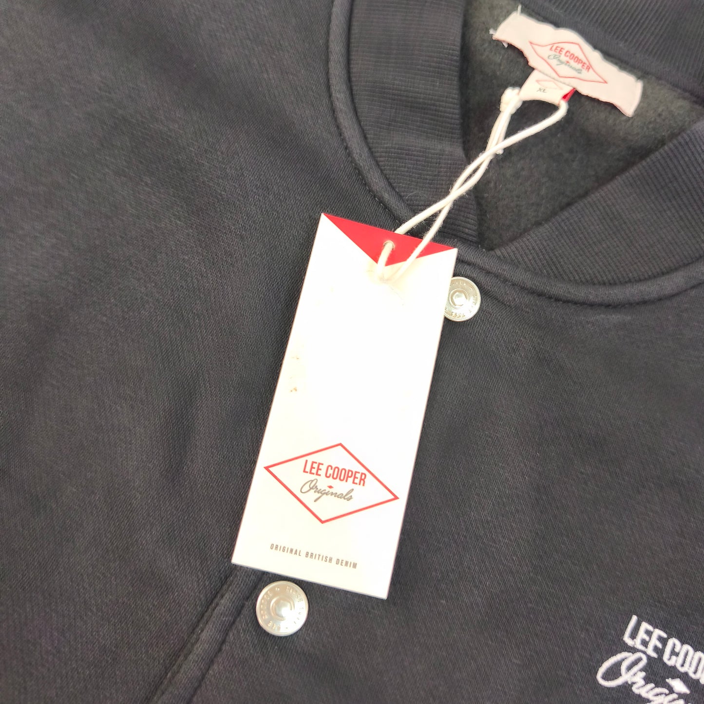 Veste Teddy Lee Cooper Originals Noire très Oversize XL (Convient 2XL/3XL)  homme #0240