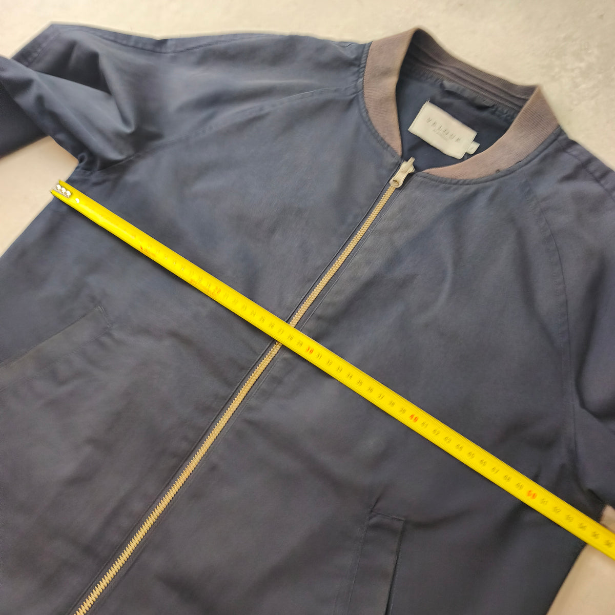 Blouson Homme Harrington Fin Velour by Nostalgi "Marc" Vintage Style  Taille M #0302