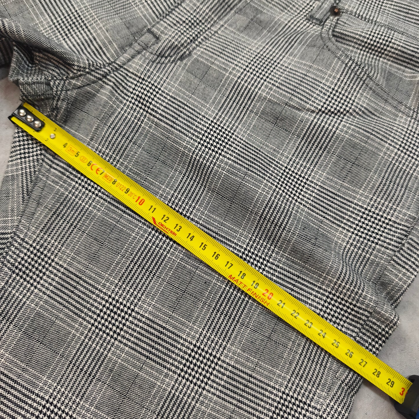 Pantalon Hells Bells Modèle Bridge Grey Carreaux Rétro Vintage femme #0251