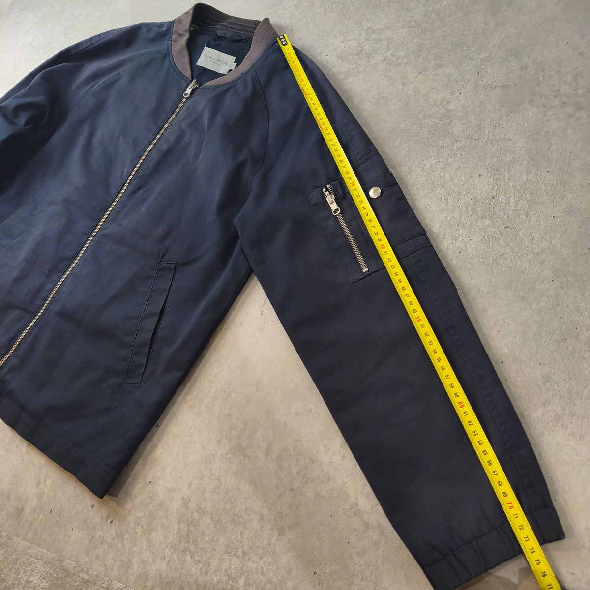 Blouson Homme Harrington Fin Velour by Nostalgi "Marc" Vintage Style  Taille M #0302
