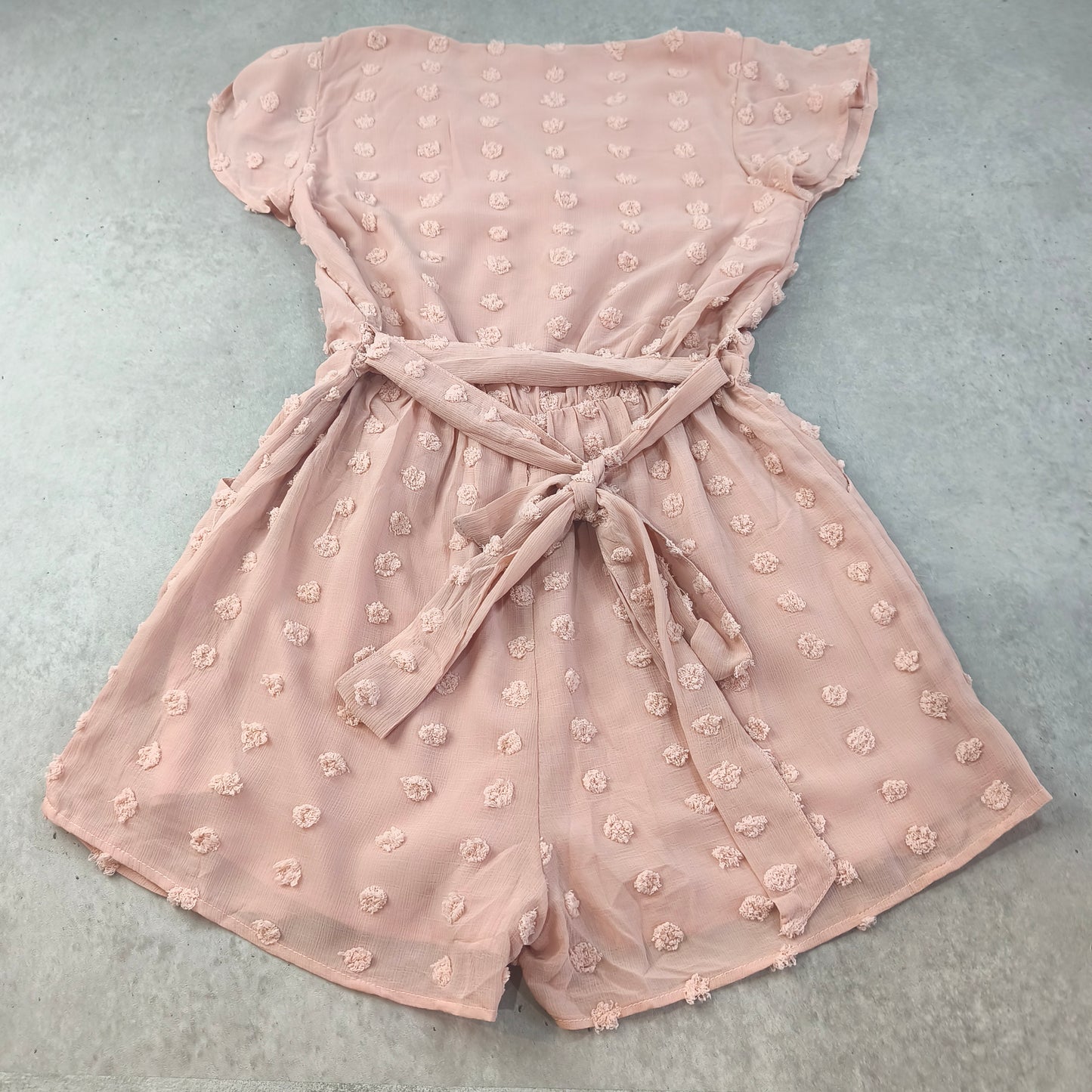 Combishort femme rose poudré plumetis Main Strip taille M femme