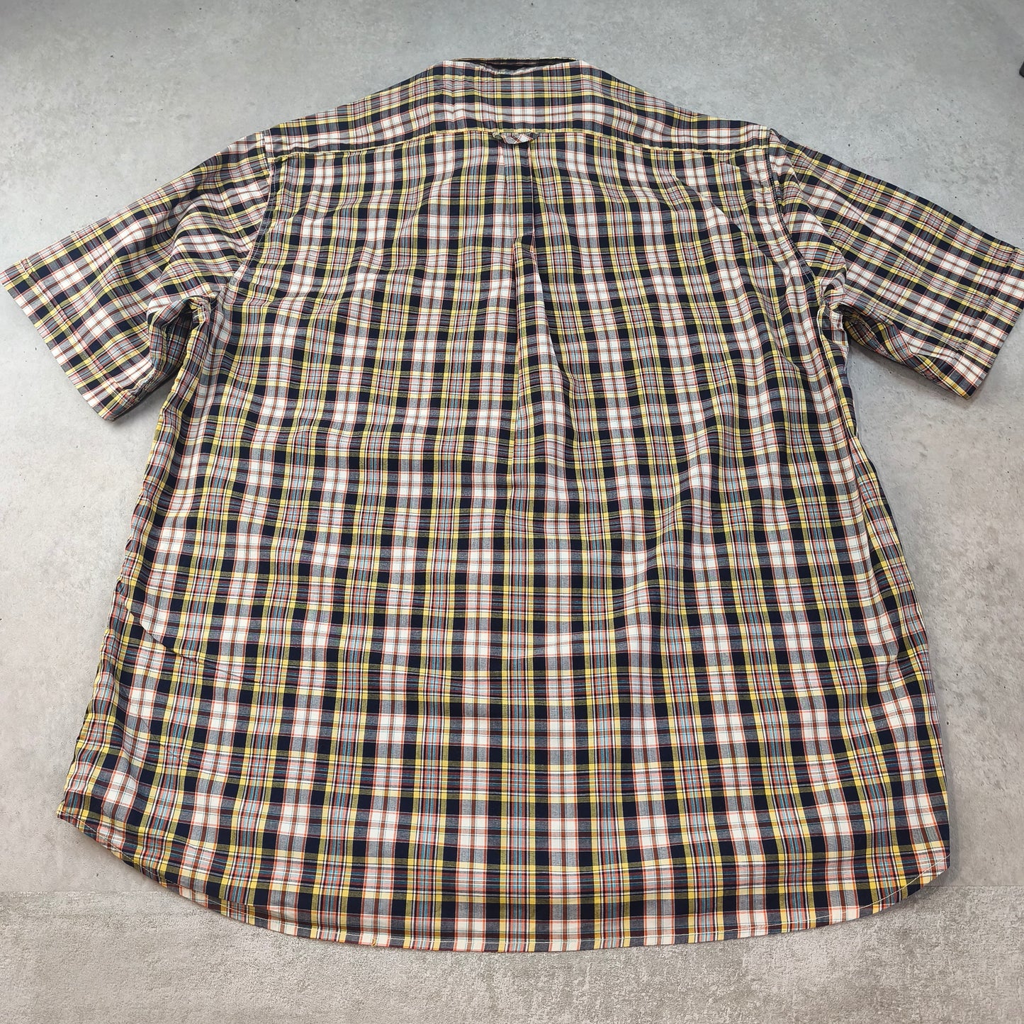 Chemise Homme Manches Courtes Carreaux Gianni Valli Taille XXL StyleCasual Vintage Homme #0250