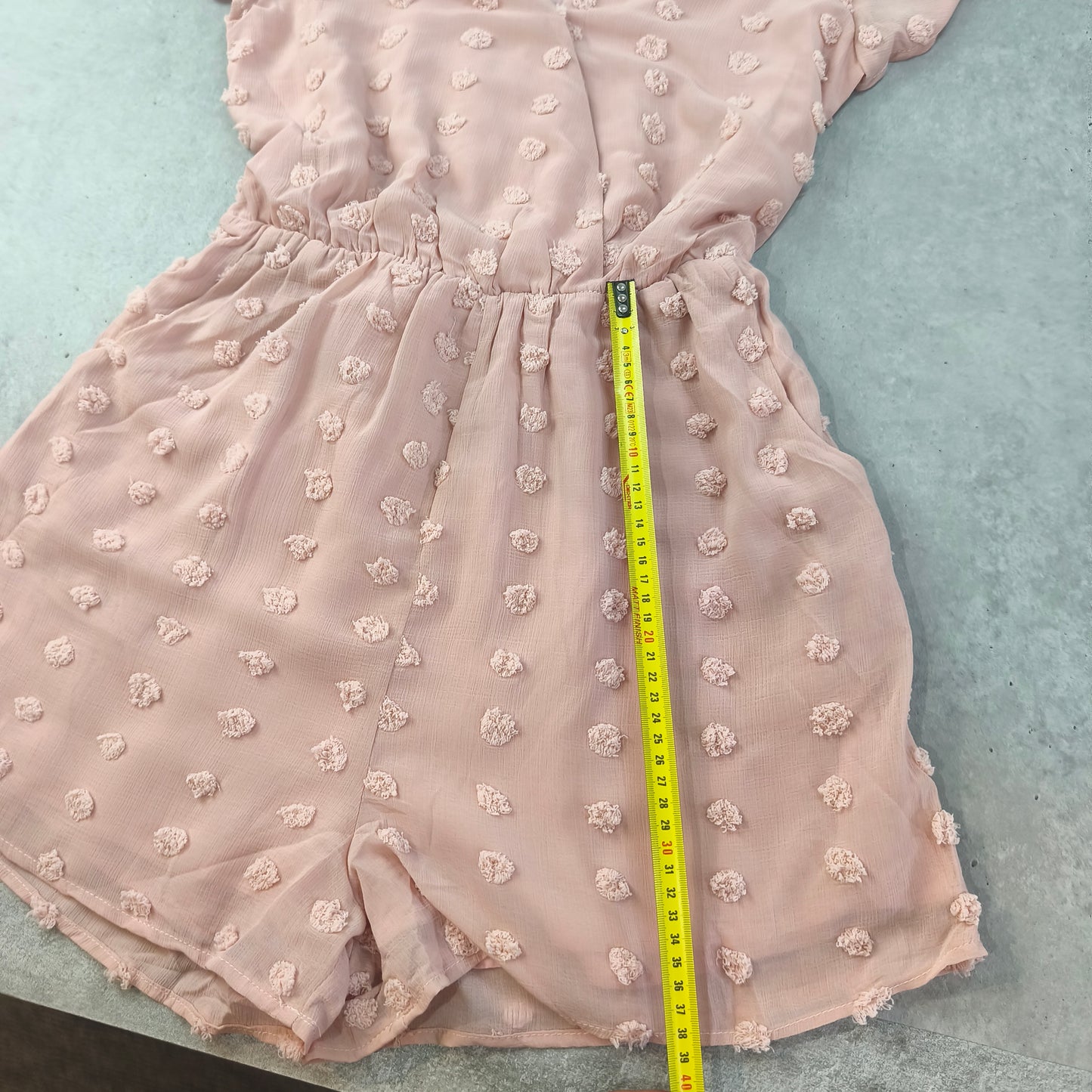 Combishort femme rose poudré plumetis Main Strip taille M femme