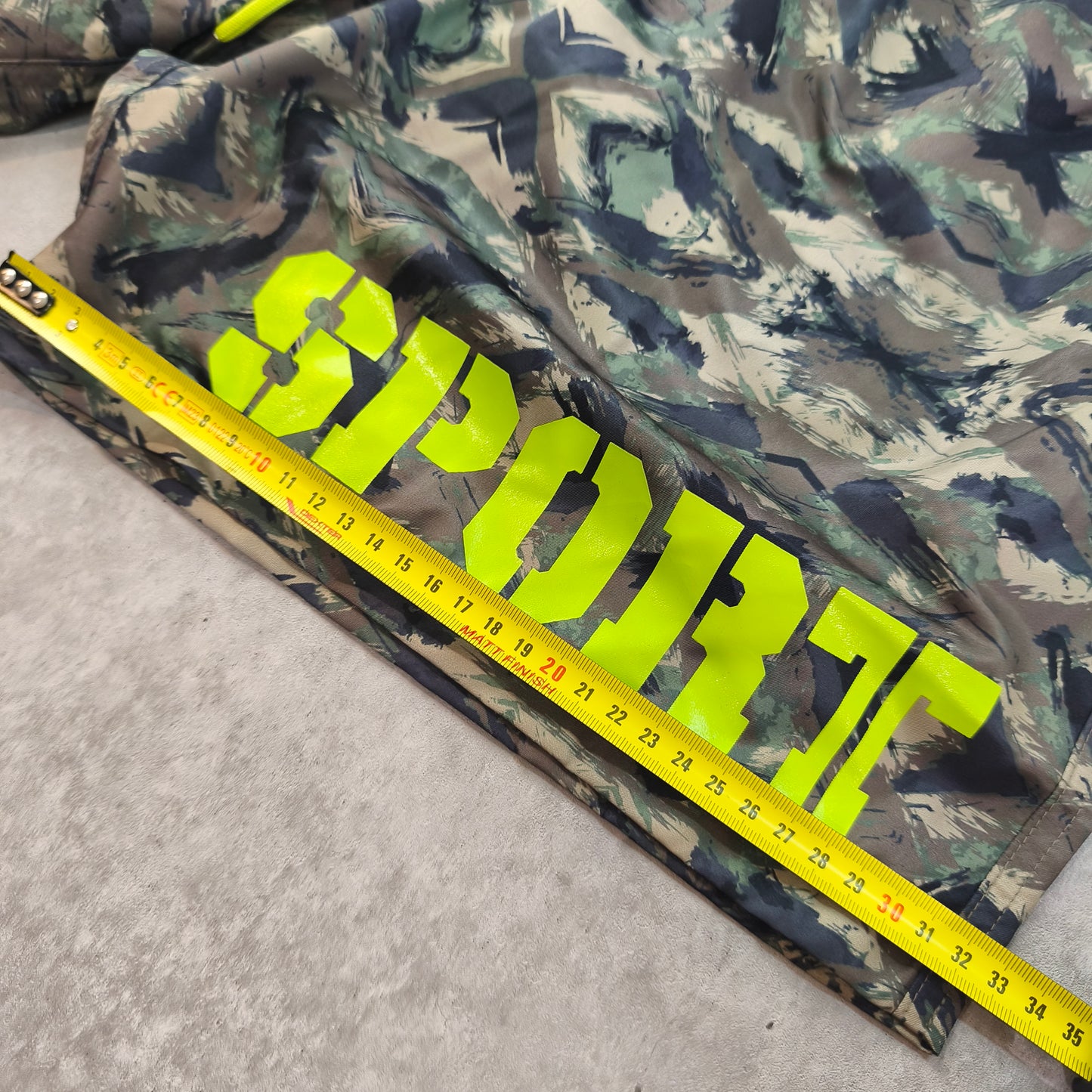 Short de bain Plein Sport camouflage militaire taille XXL boardshort fluo #0234 homme