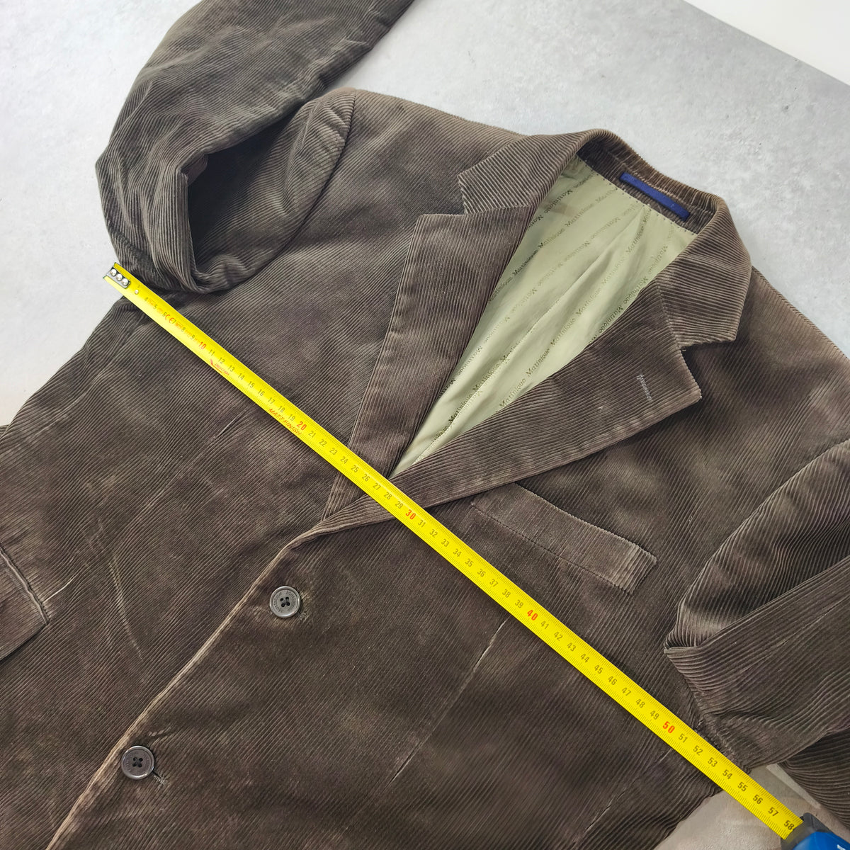 Veste blazer homme Matinique en velours côtelé marron 52 (L) #0302 Homme