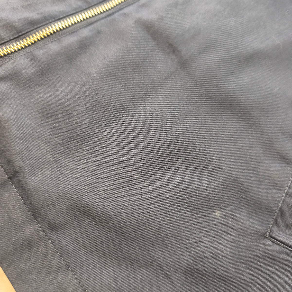Blouson Homme Harrington Fin Velour by Nostalgi "Marc" Vintage Style  Taille M #0302