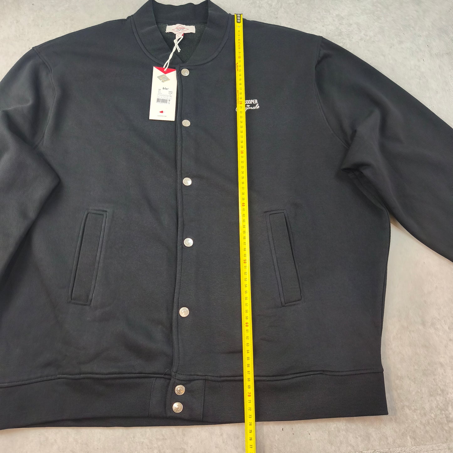 Veste Teddy Lee Cooper Originals Noire très Oversize XL (Convient 2XL/3XL)  homme #0240