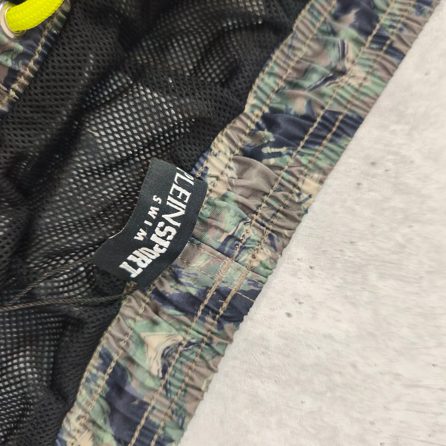 Short de bain Plein Sport camouflage militaire taille XXL boardshort fluo #0234 homme