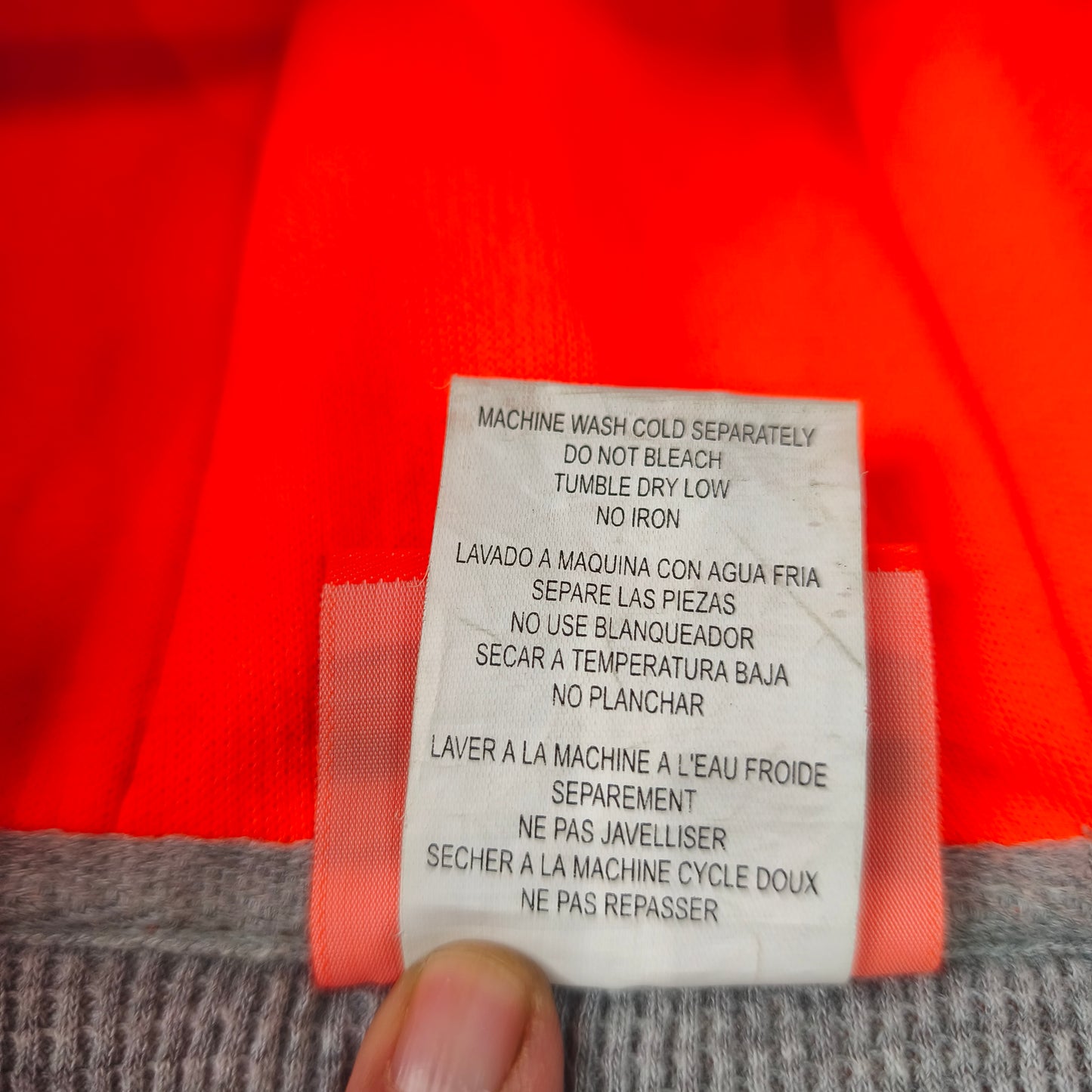 Veste Dickies Zip Hoodie Orange Fluo - 3XL / 4XL Homme - #0086