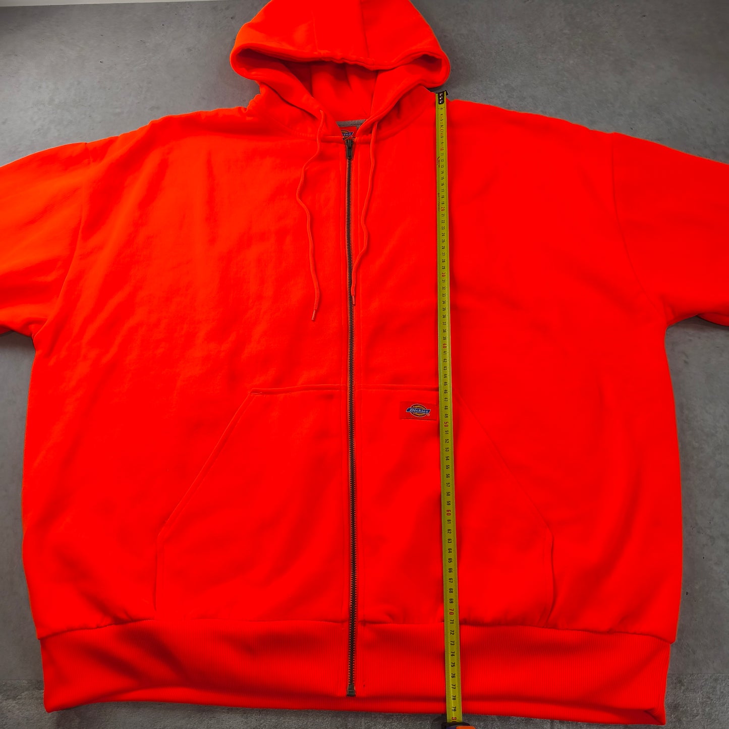 Veste Dickies Zip Hoodie Orange Fluo - 3XL / 4XL Homme - #0086