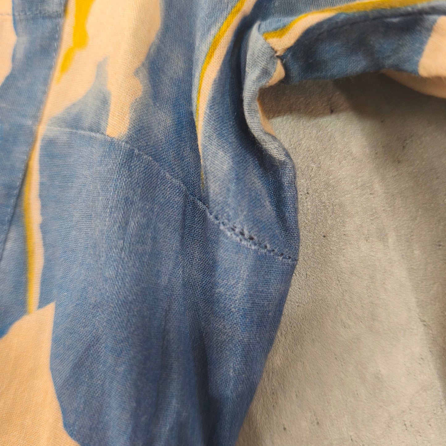 Chemisier femme Julia June imprimé floral bleu - Taille 36 (S) #0250