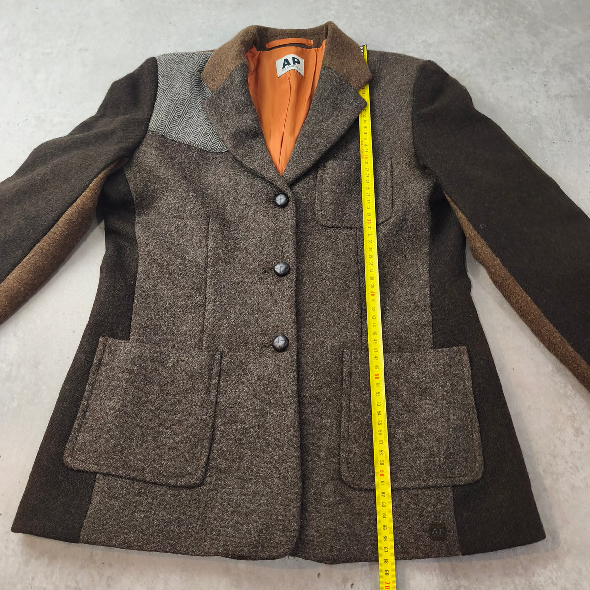 Veste blazer vintage laine style chasse Archie Pell by Bruphils 38 M #0302 Femme