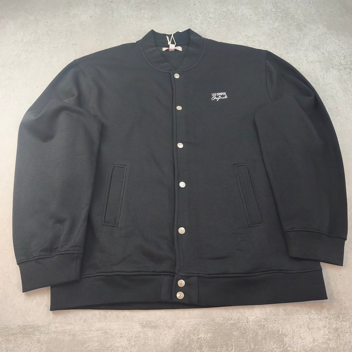 Veste Teddy Lee Cooper Originals Noire très Oversize XL (Convient 2XL/3XL)  homme #0240