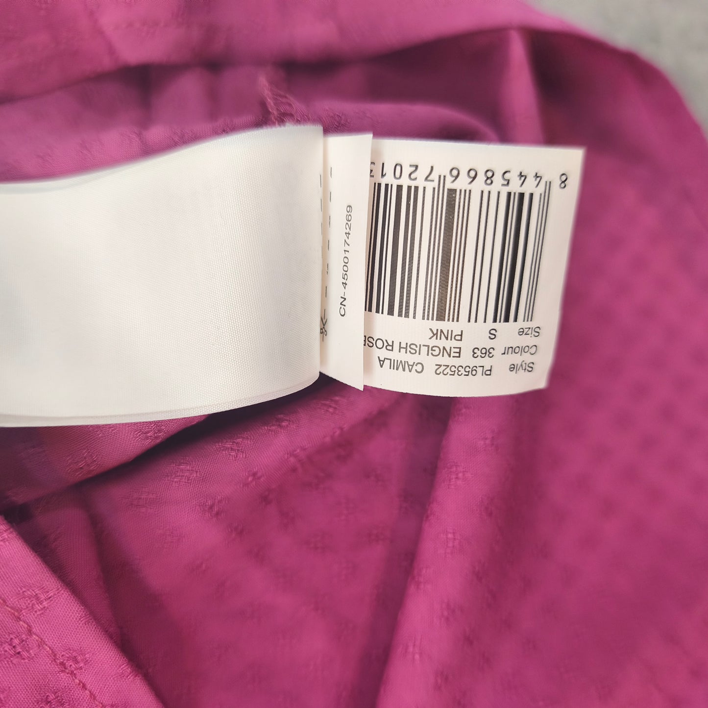 Robe femme rose Pepe Jeans Neuve modèle Camila Taille S
