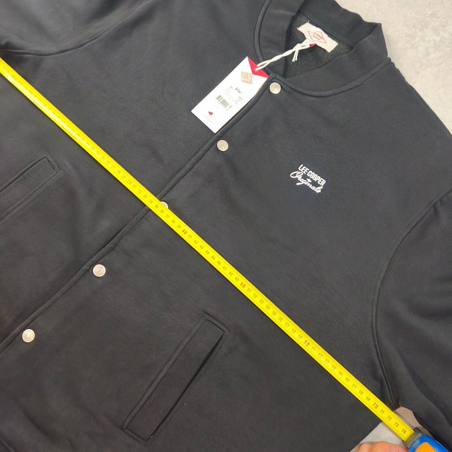 Veste Teddy Lee Cooper Originals Noire très Oversize XL (Convient 2XL/3XL)  homme #0240