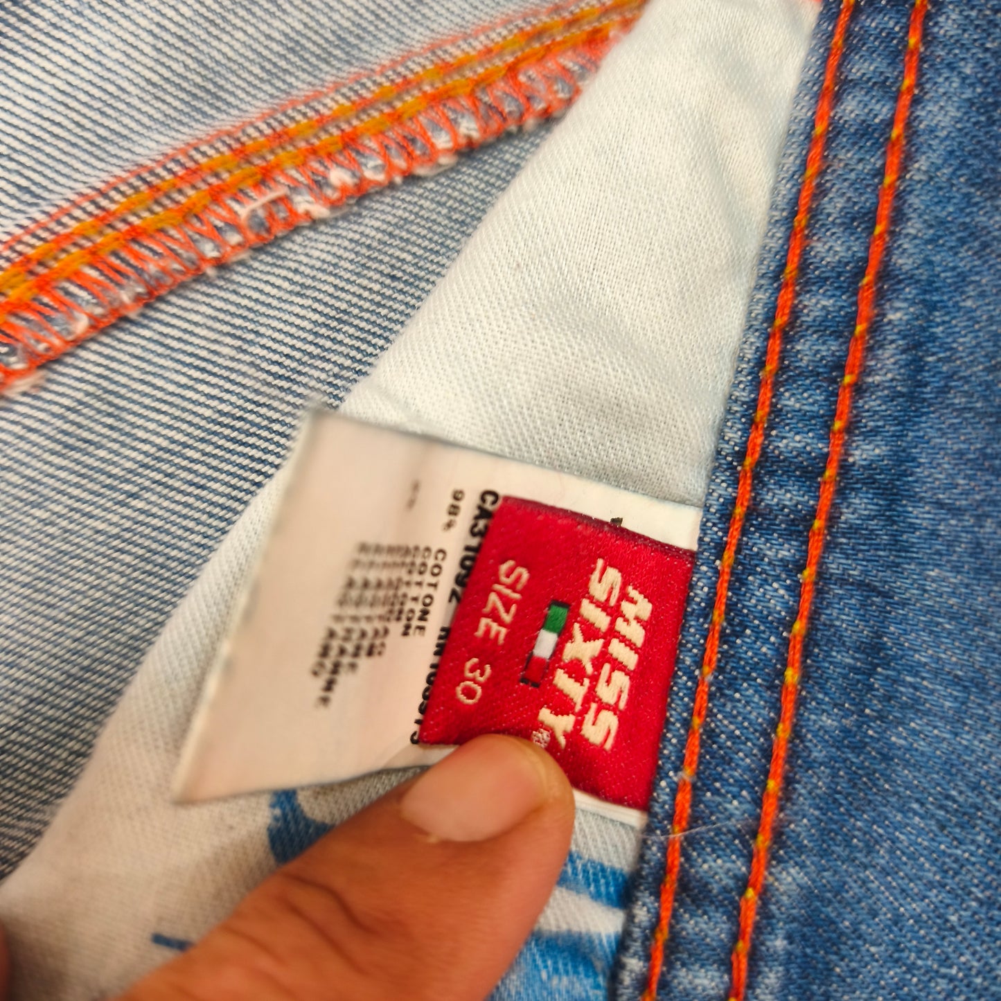 Jean Miss Sixty Vintage Modèle Zuma Taille W30 Denim Rétro Italie Femme #0251
