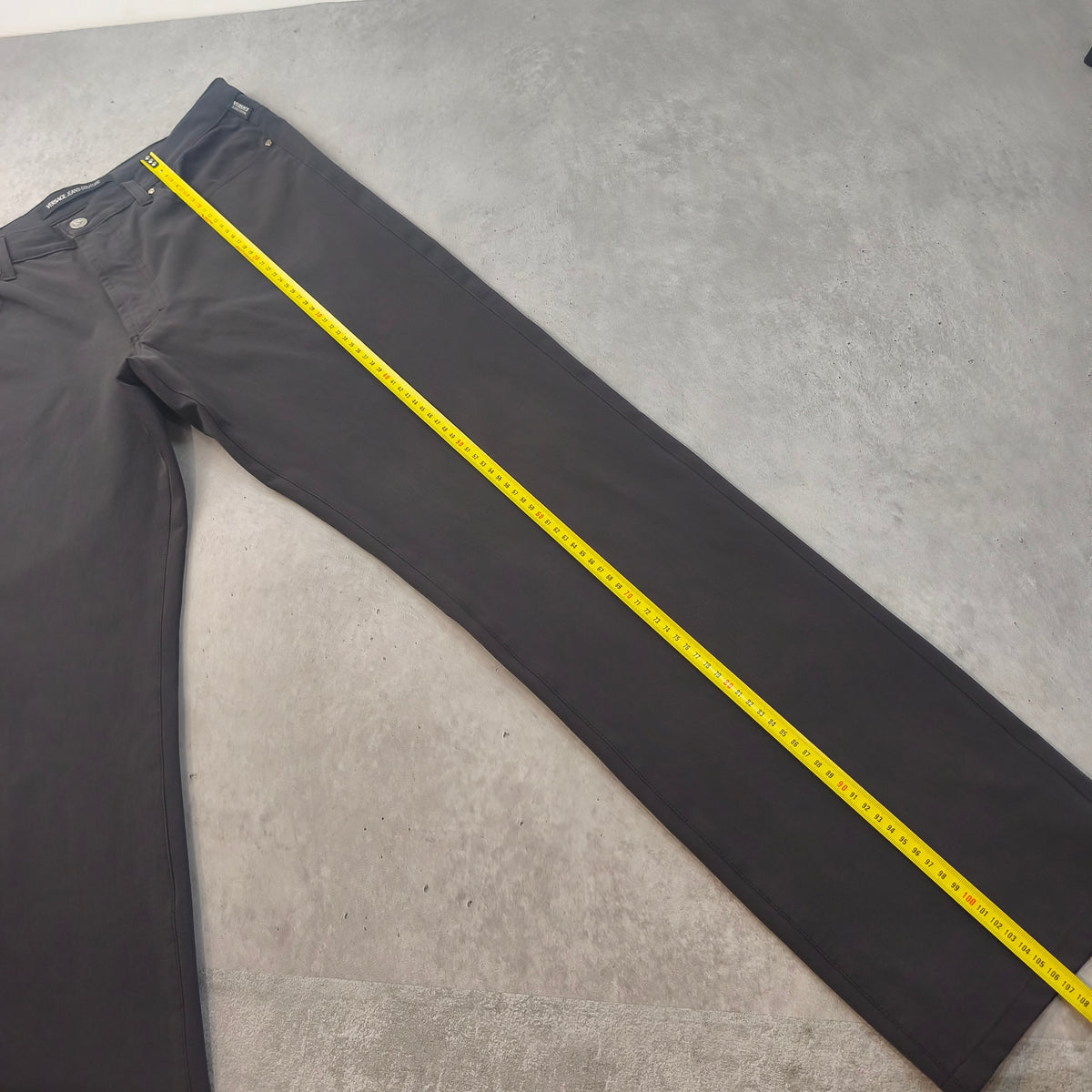 Pantalon Versace Jeans Couture Vintage Techwear Marron Reflets GrisW32 FR42 #0302 Homme