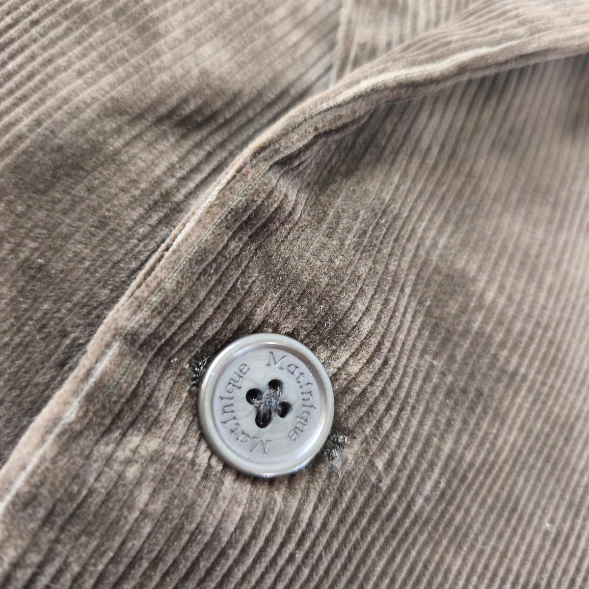 Veste blazer homme Matinique en velours côtelé marron 52 (L) #0302 Homme