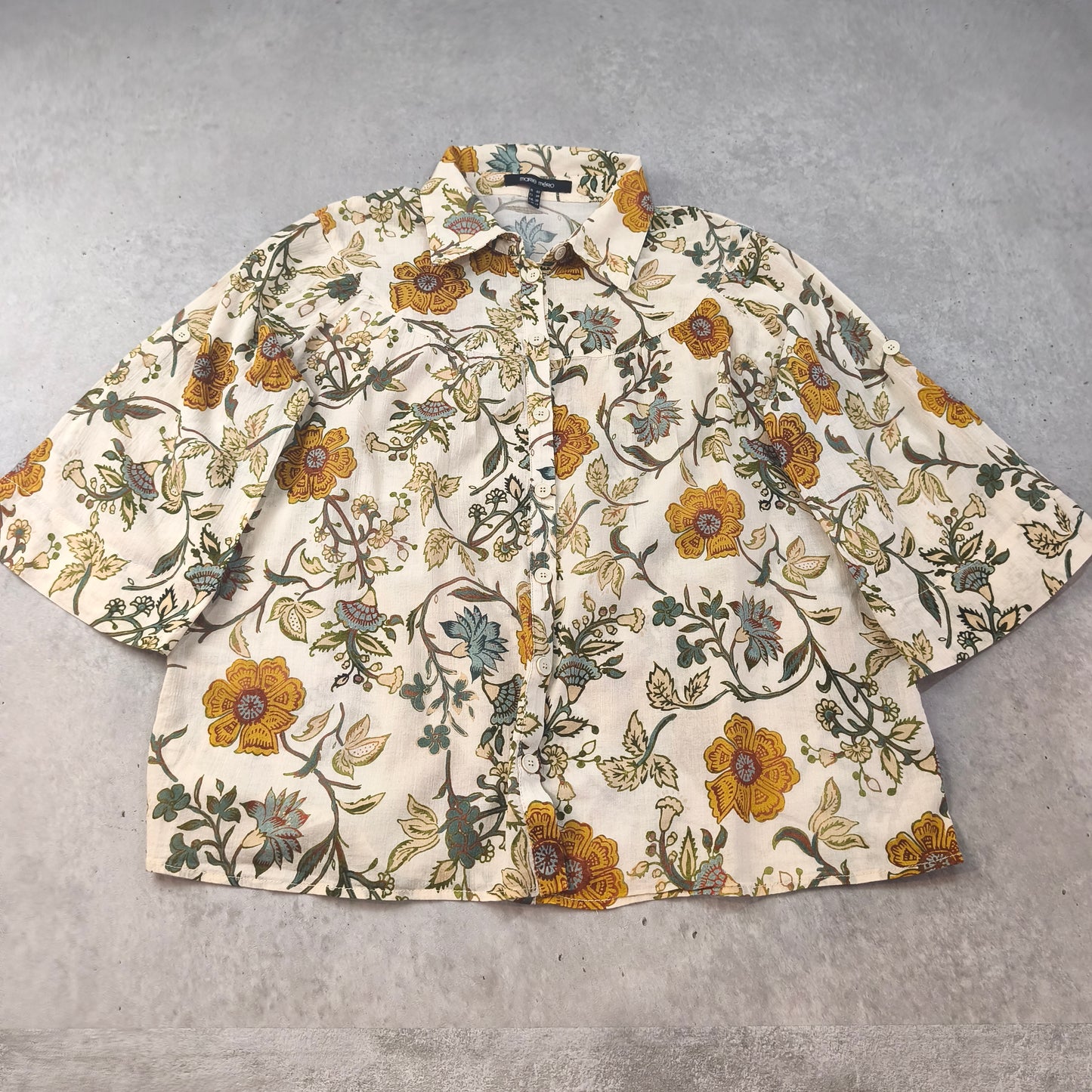 Chemisier femme Marie Méro imprimé floral - Taille 40  #0250