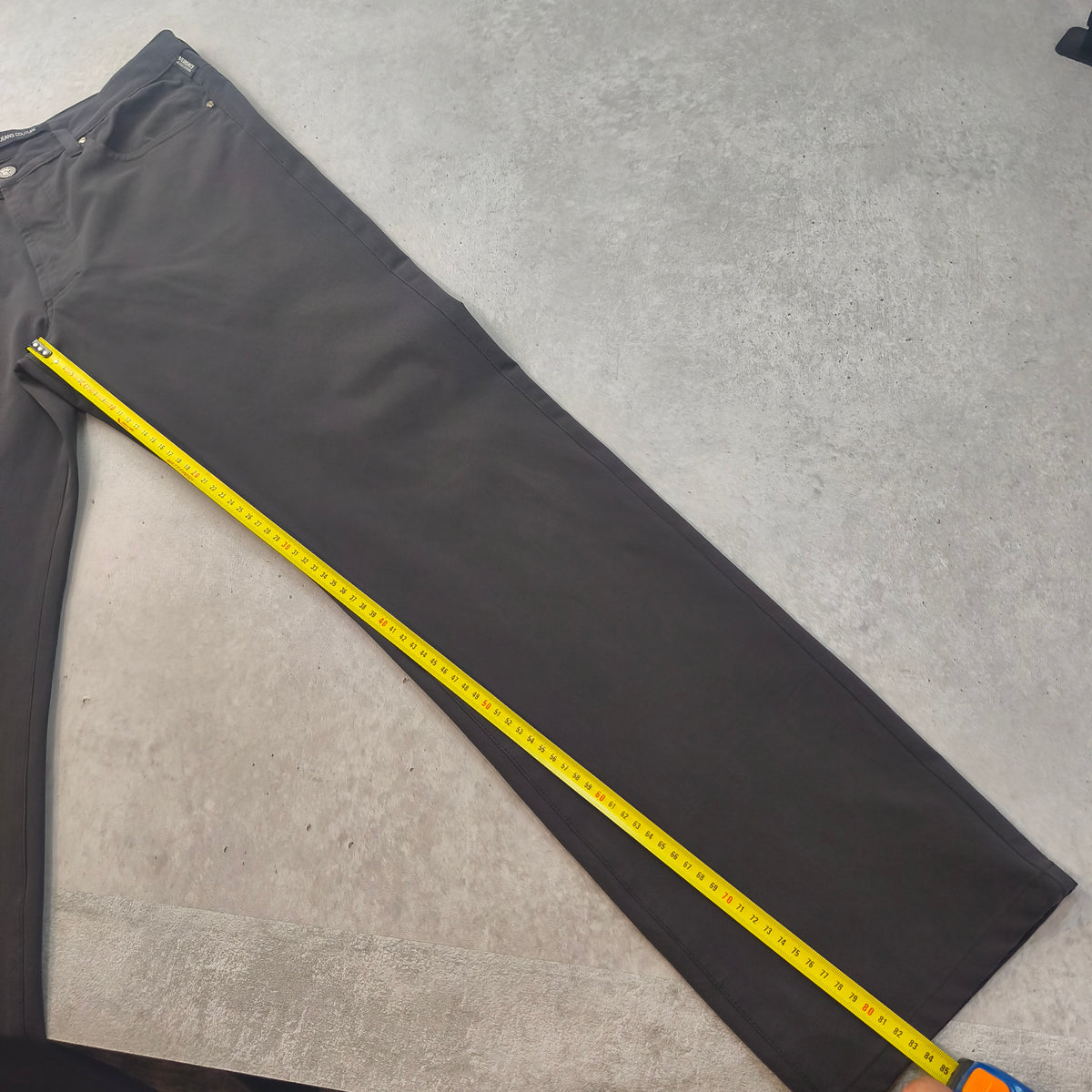 Pantalon Versace Jeans Couture Vintage Techwear Marron Reflets GrisW32 FR42 #0302 Homme