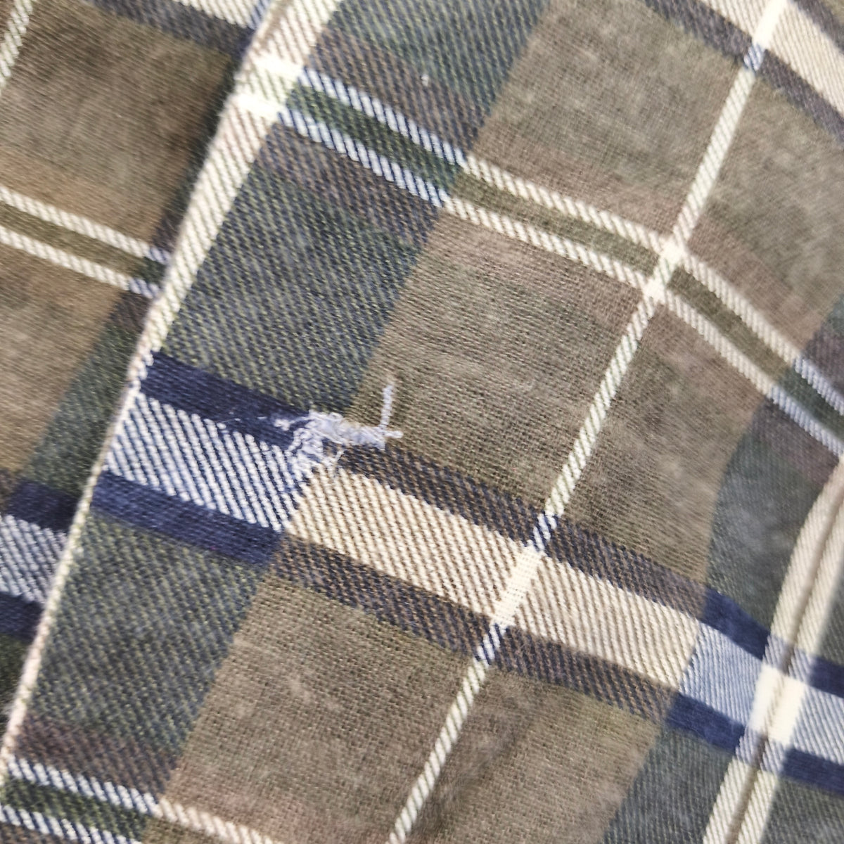 Chemise vintage en flanelle de travail LMA (modèle Ardennes) Homme - Taille L #0295