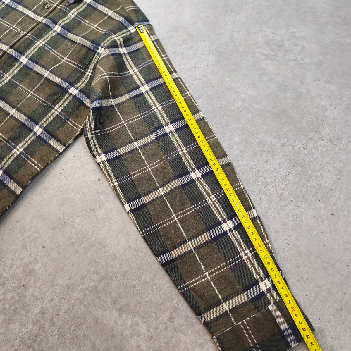 Chemise vintage en flanelle de travail LMA (modèle Ardennes) Homme - Taille L #0295