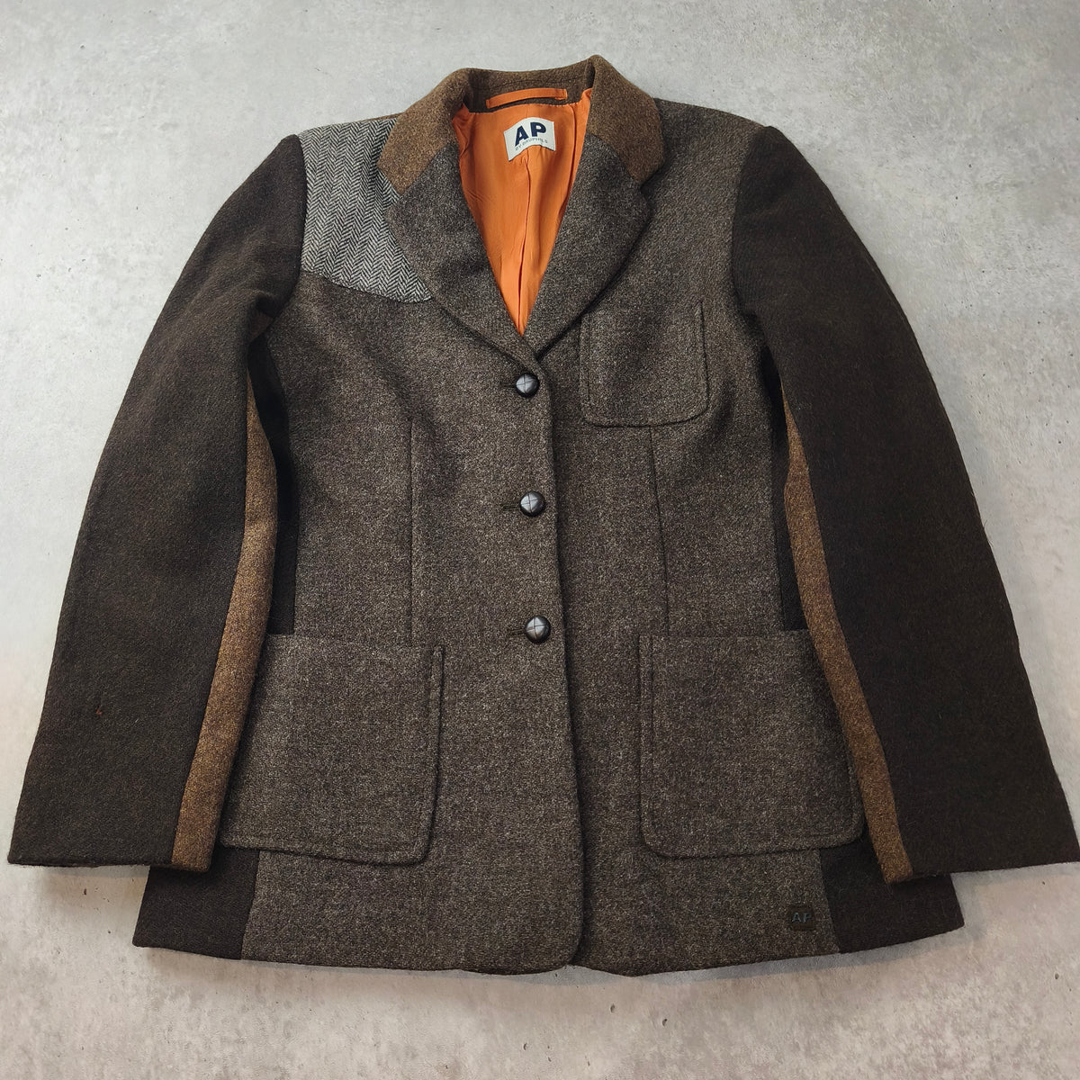 Veste blazer vintage laine style chasse Archie Pell by Bruphils 38 M #0302 Femme