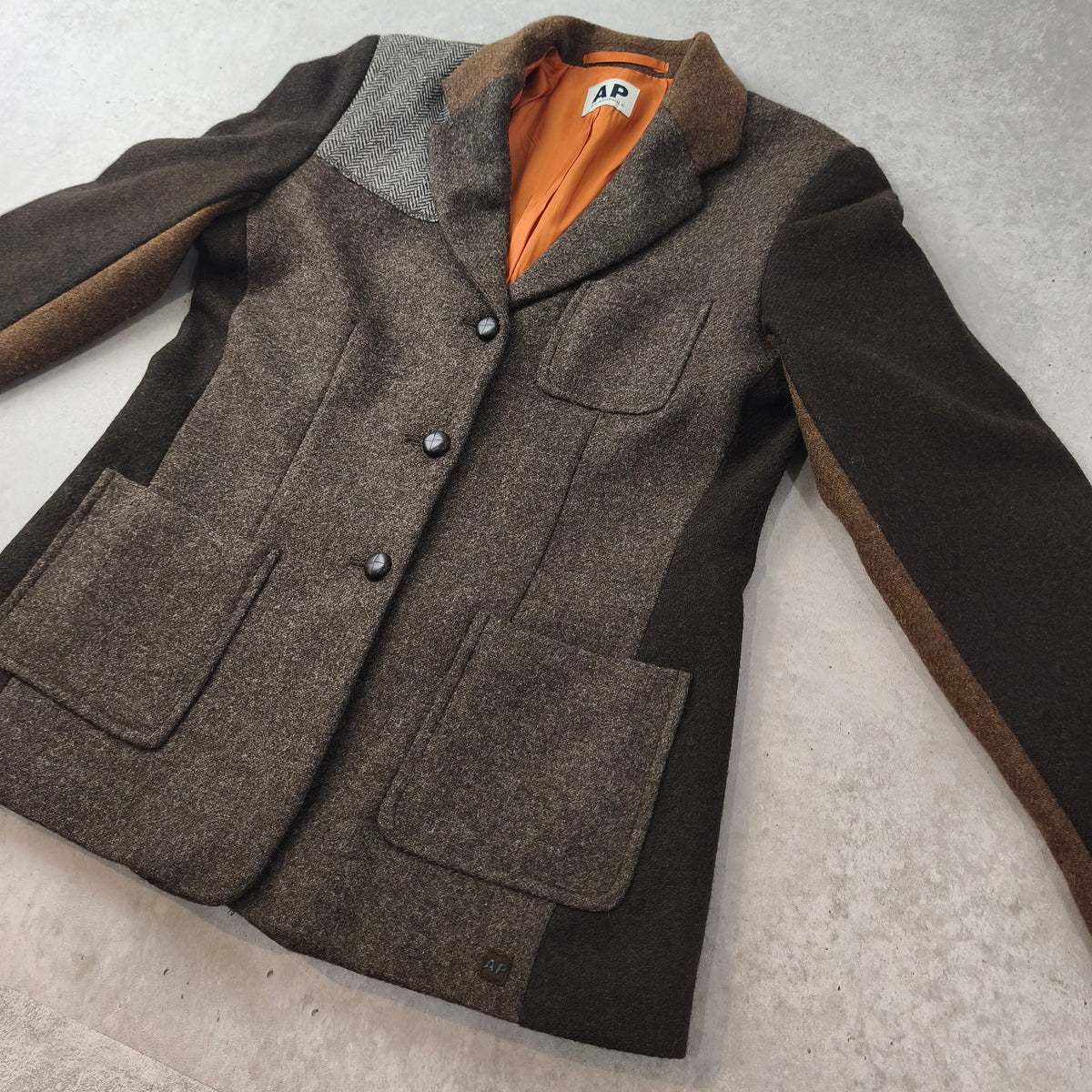 Veste blazer vintage laine style chasse Archie Pell by Bruphils 38 M #0302 Femme