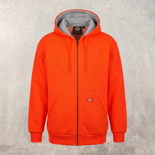 Veste Dickies Zip Hoodie Orange Fluo - 3XL / 4XL Homme - #0086