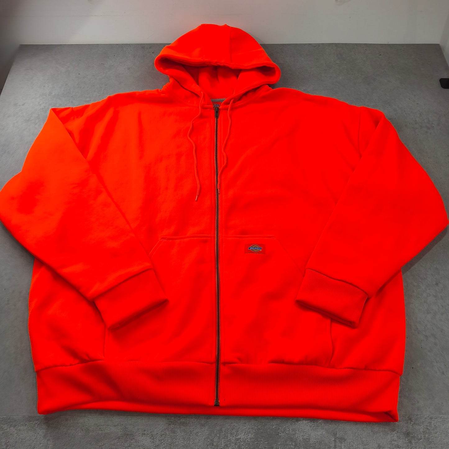 Veste Dickies Zip Hoodie Orange Fluo - 3XL / 4XL Homme - #0086