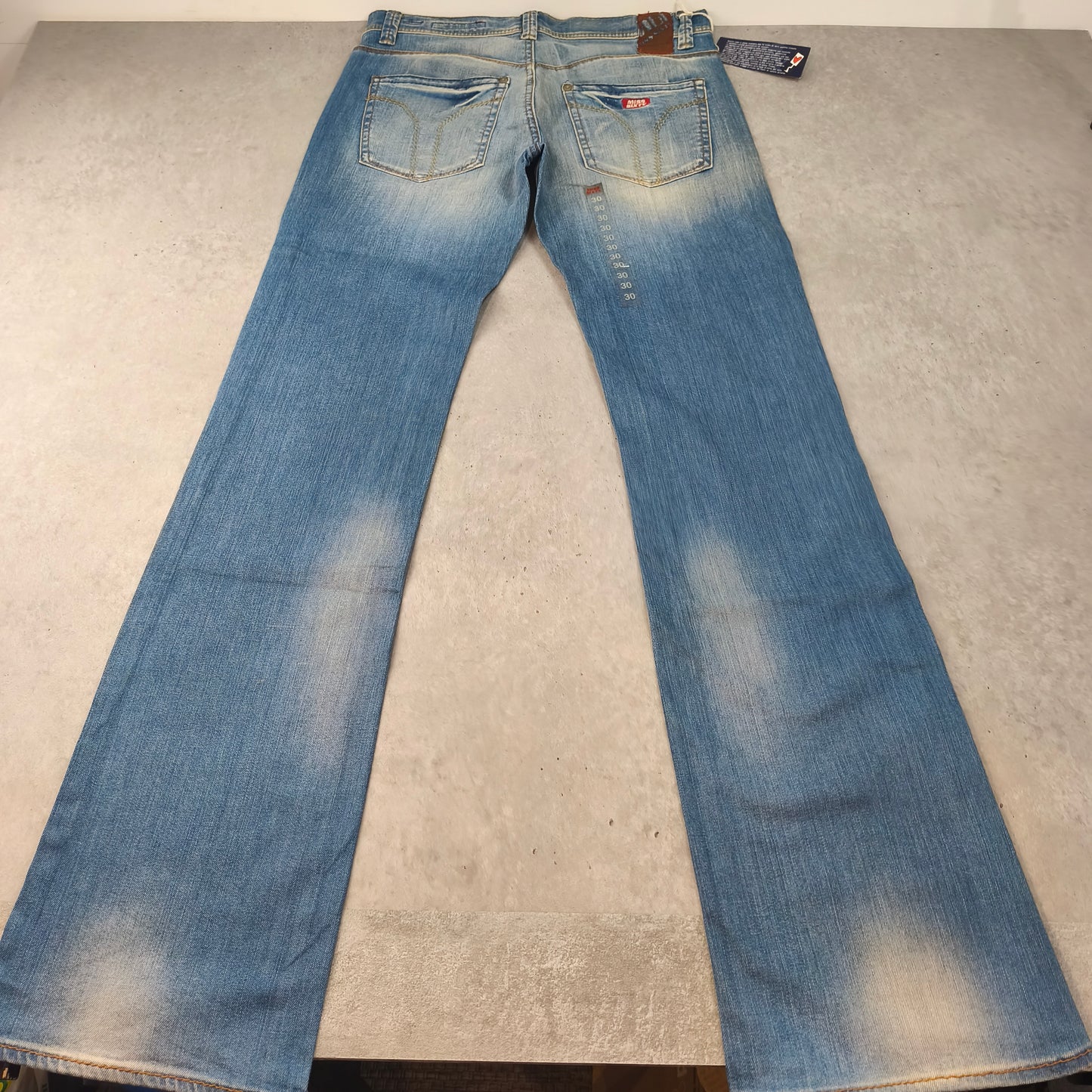 Jean Miss Sixty Vintage Modèle Zuma Taille W30 Denim Rétro Italie Femme #0251