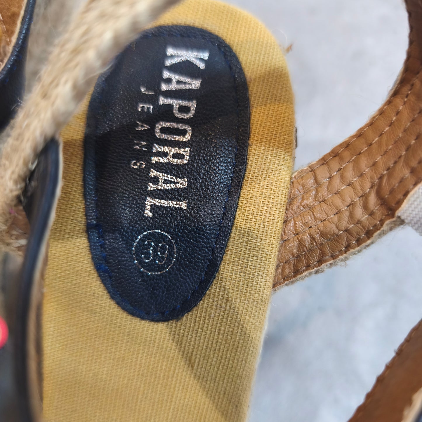 Sandales Femme compensées Kaporal Jeans T39