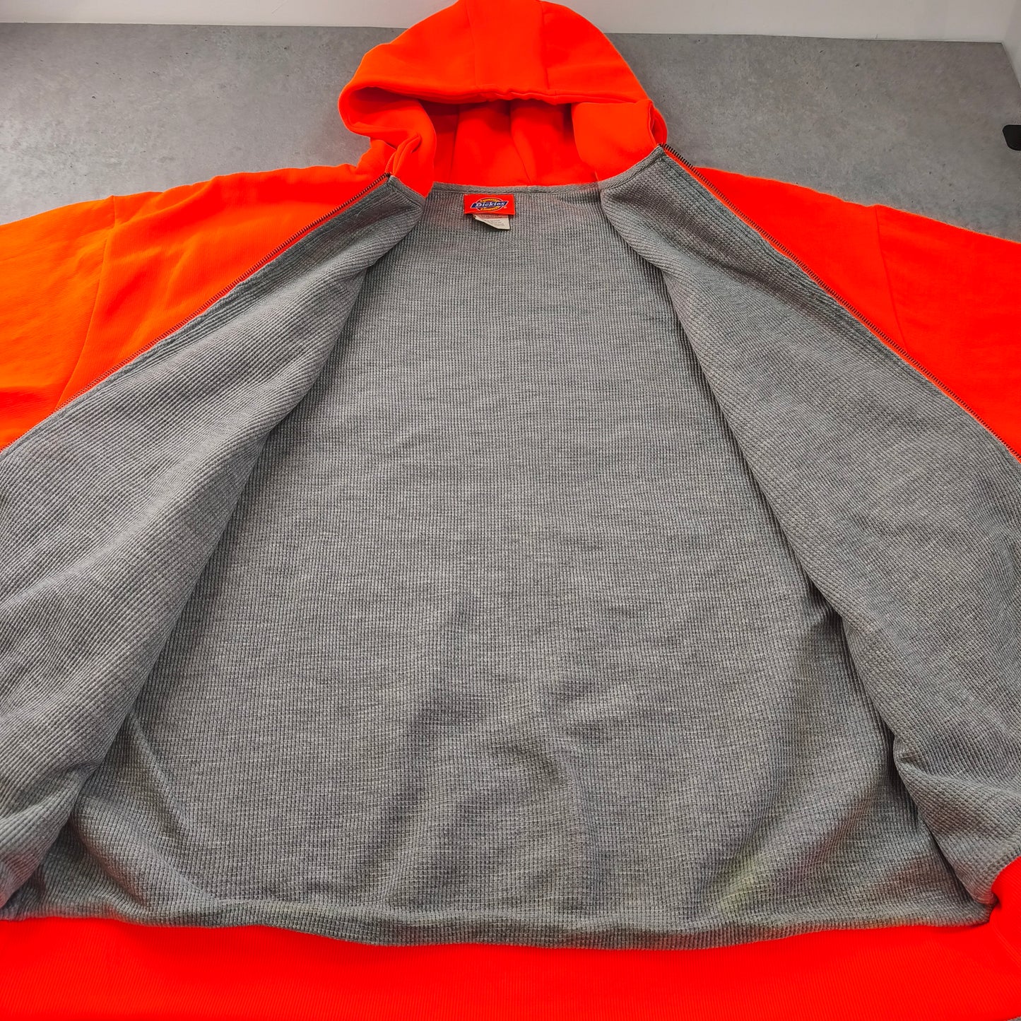 Veste Dickies Zip Hoodie Orange Fluo - 3XL / 4XL Homme - #0086