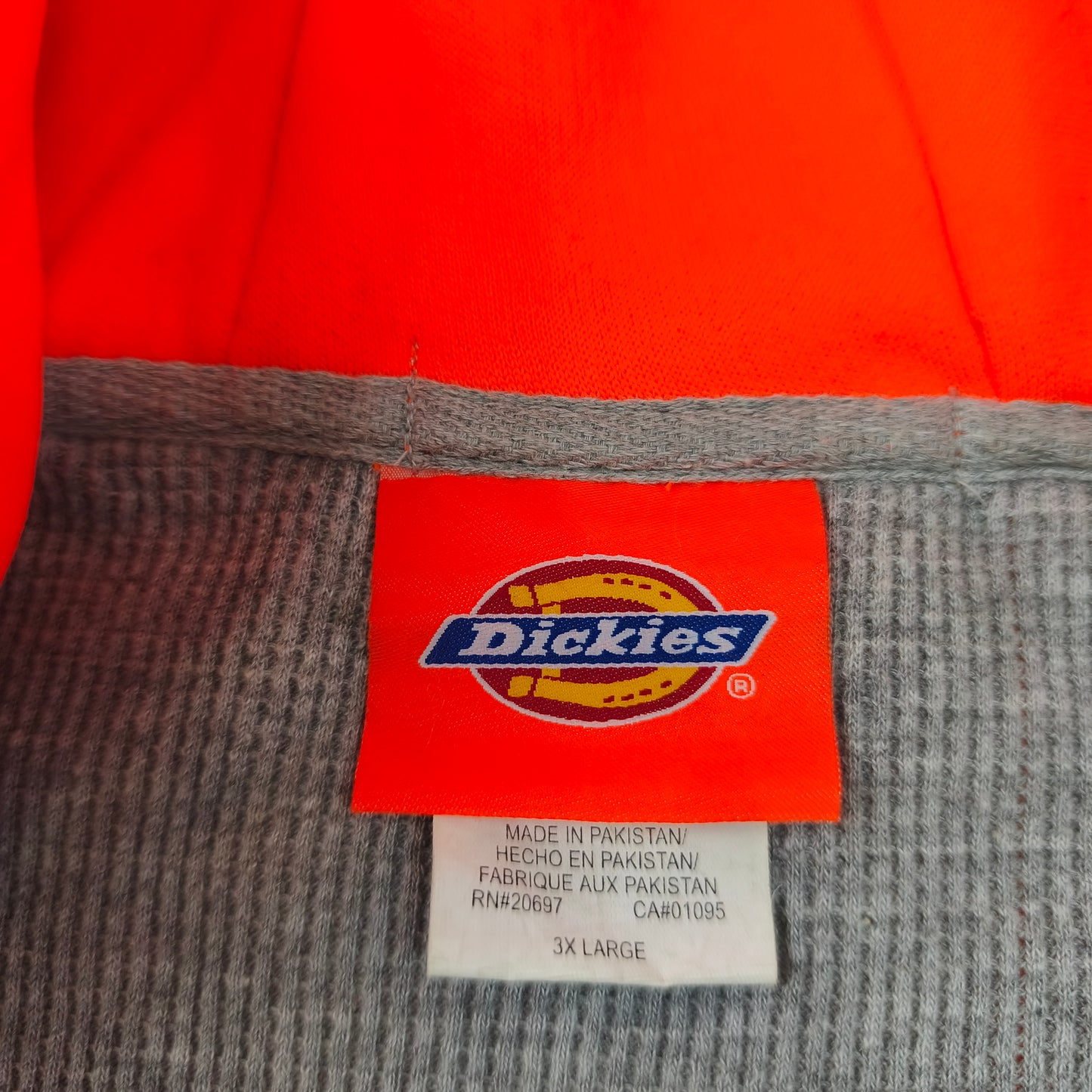 Veste Dickies Zip Hoodie Orange Fluo - 3XL / 4XL Homme - #0086