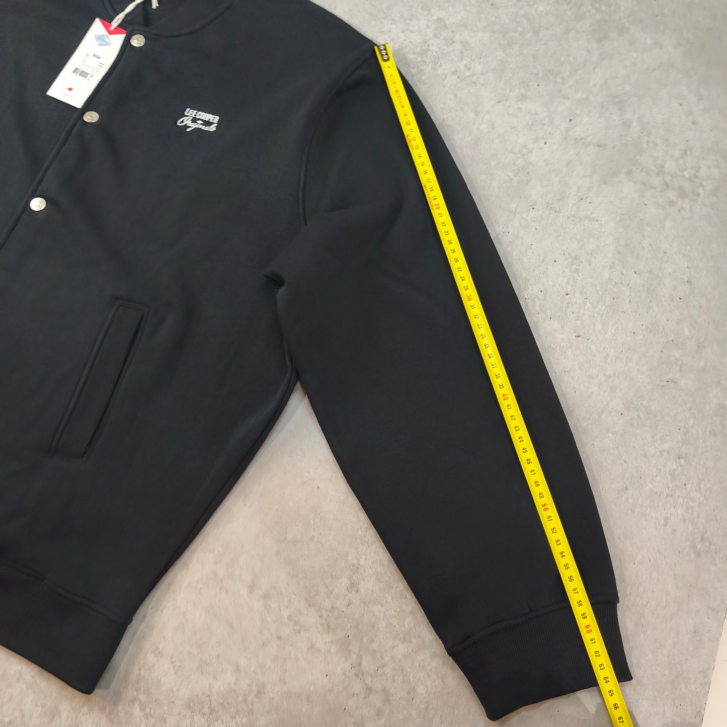 Veste Teddy Lee Cooper Originals Noire très Oversize XL (Convient 2XL/3XL)  homme #0240