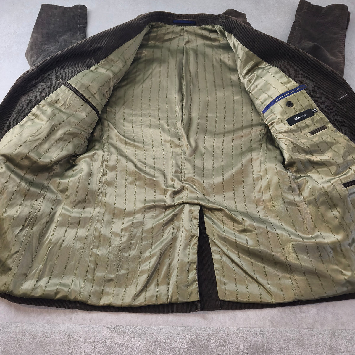 Veste blazer homme Matinique en velours côtelé marron 52 (L) #0302 Homme